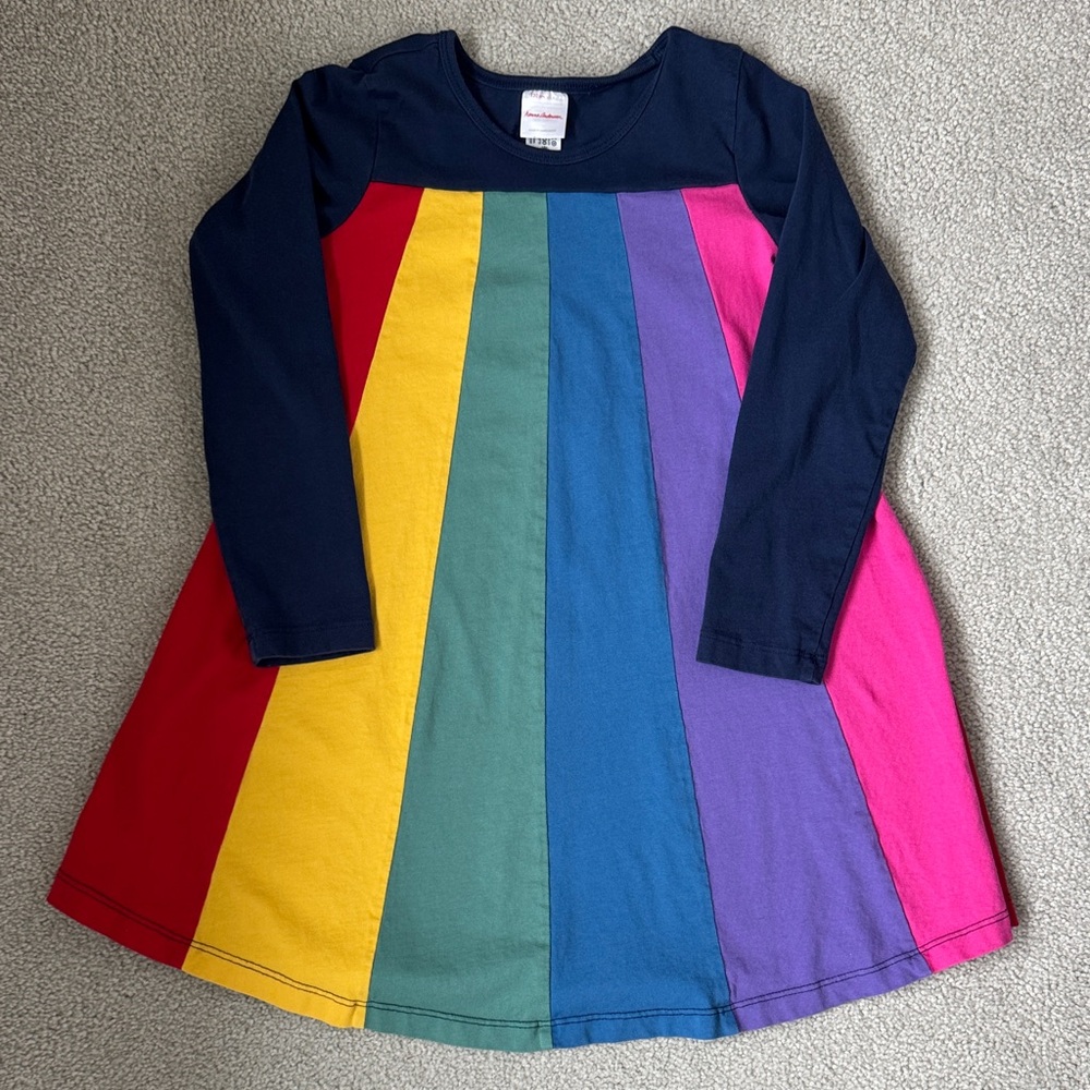Hanna Andersson Rainbow Twirl Dress